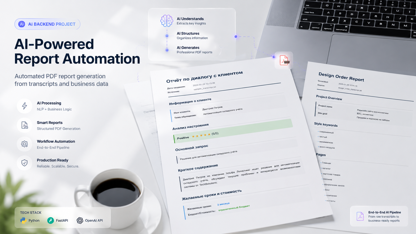 AI Client Report Generator